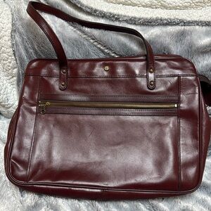 John Romain burgundy bag